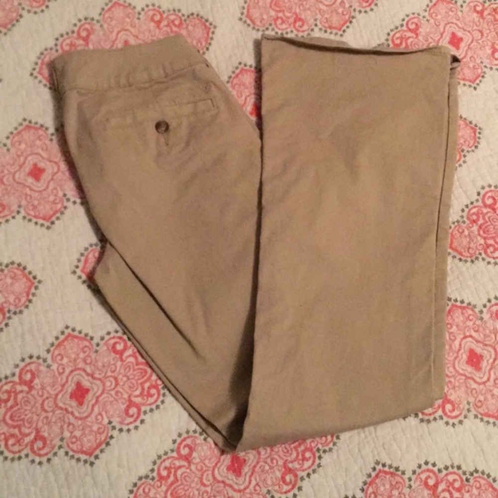 Khaki American Eagle Artist Stretch Pants